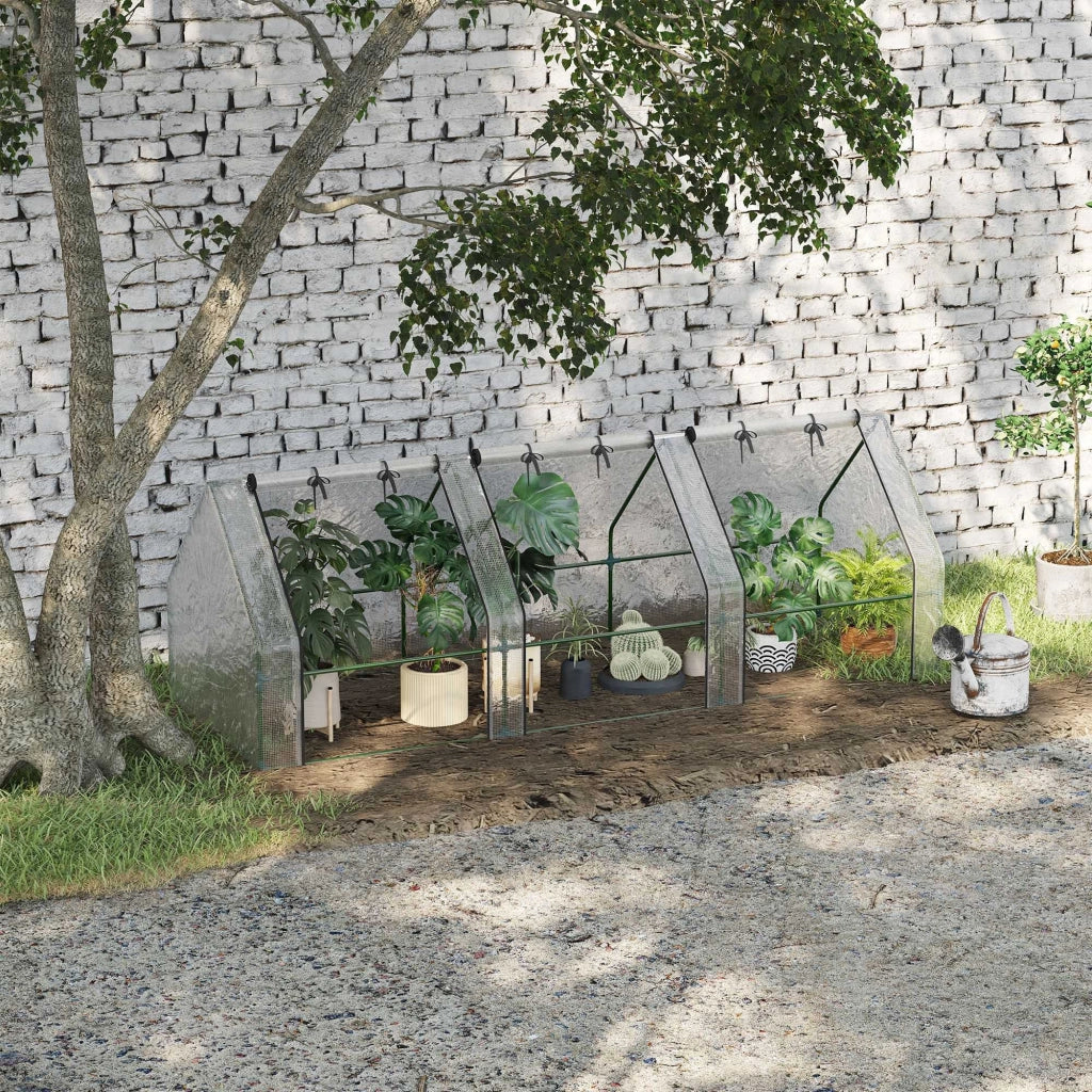 Serra da Giardino ¨C Zephmum ¨C Bianco Acciaio PE 270x90x90
