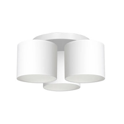Plafoniera bianca opaca Arden 3 paralumi E27 Luminex