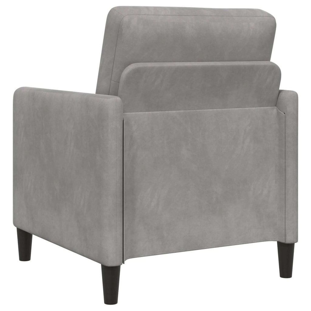 Set di Divani con Storage 2 pz Grigio Chiaro Poliestere 3429162