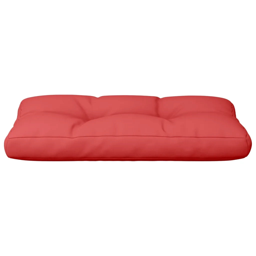 Cuscino per pallet | Cuscini per sedie Rosso 80x40x12 cm in Tessuto