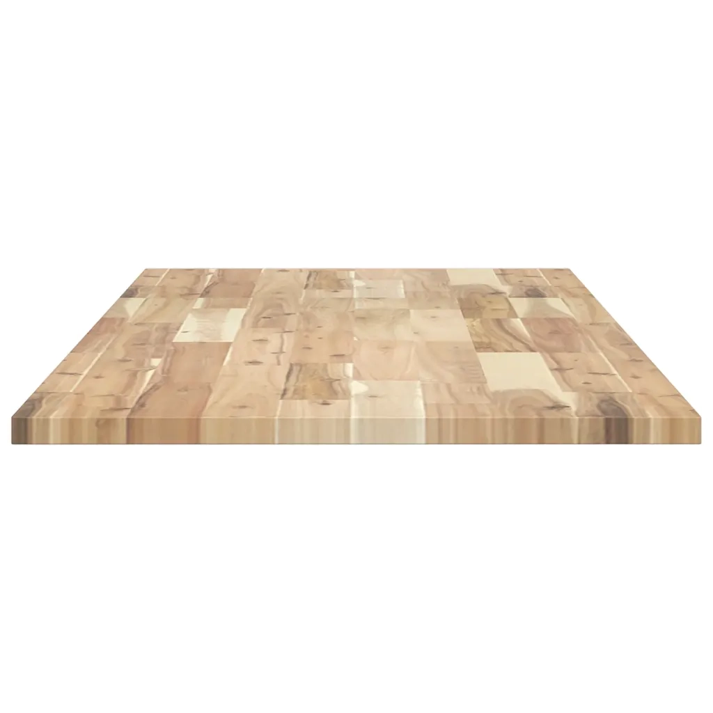 Piano Tavolo Rettangolare 140x50x2cm Legno Massello di Acacia 4008754