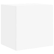 Mobile TV multimediale mensola TV mobile TV credenza TV sala da pranzo soggiorno camera da letto montaggio a parete con luci LED 40,5 x 35 x 40 cm bianco 02_0027883