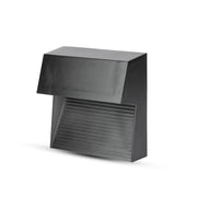 Faretti Segnapasso Led 3W da incasso per esterno Step Light Black Body Corro Square IP65 4000K