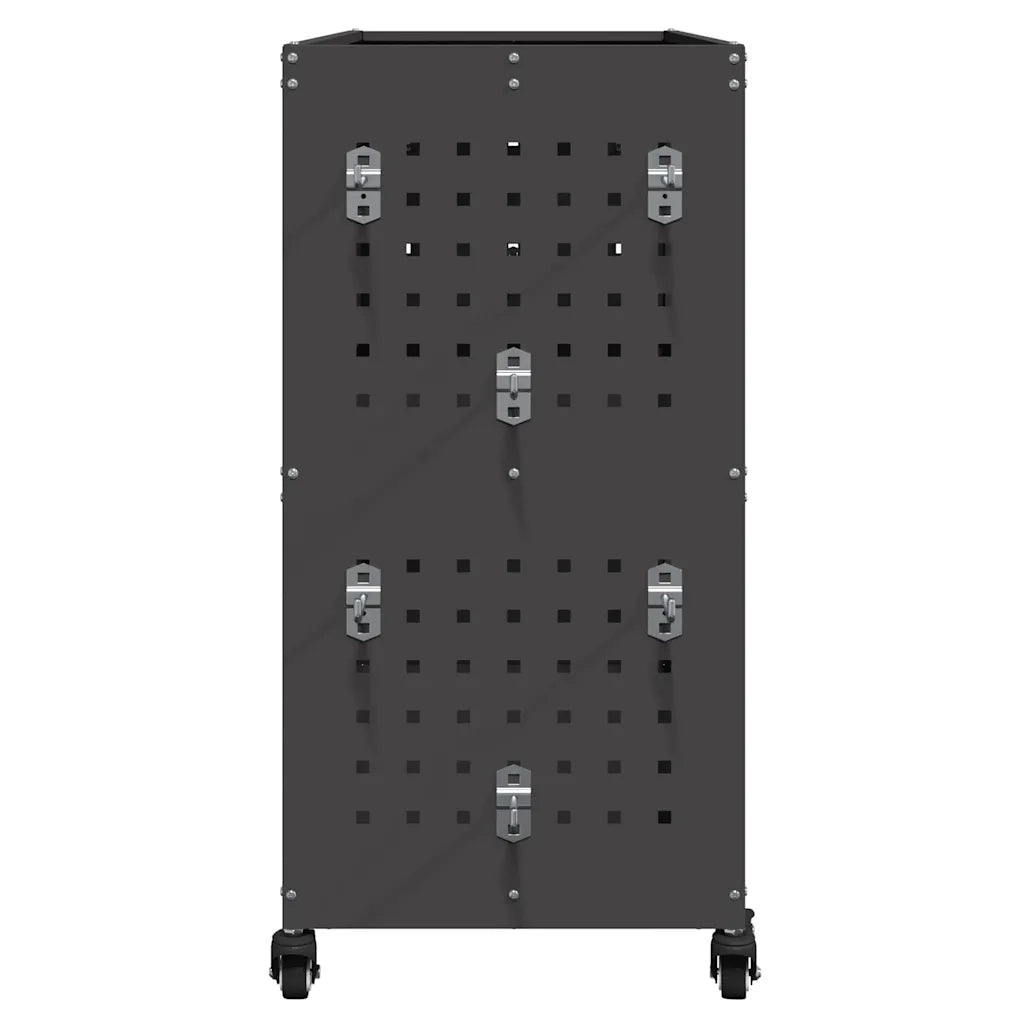 Carrello per Attrezzi con lo scaffale Nero 75 x 35 x 73 cm CFW1829411