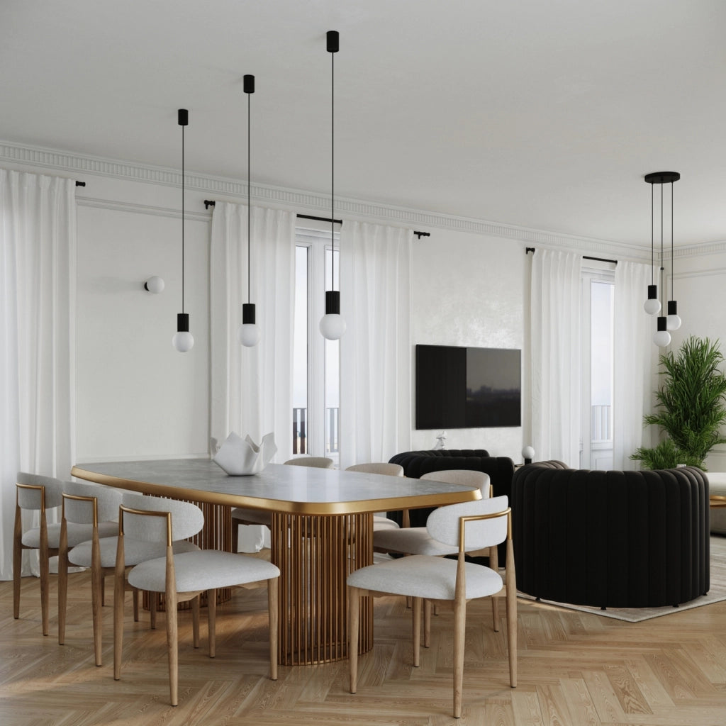 Lampada da tavolo HALO nero
