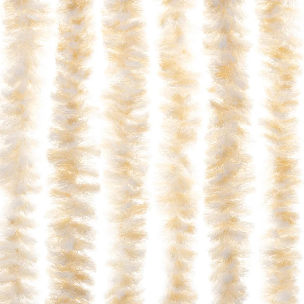 Tenda Antimosche Beige e Bianca 100x230 cm in Ciniglia CFW7447840