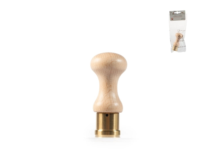 Stampo cappelletti in alluminio manico in legno cm 3.