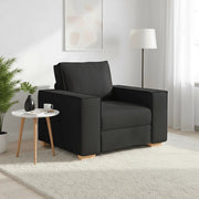 Poltrona-Divano Sedia-Sofa-Divanetto Nero 60 cm Tessuto
