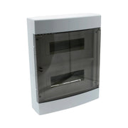 ETTROIT DB111924 Centralino Elettrico da Parete 24 Moduli IP40 Bianco RAL 91682 Portello Fumè