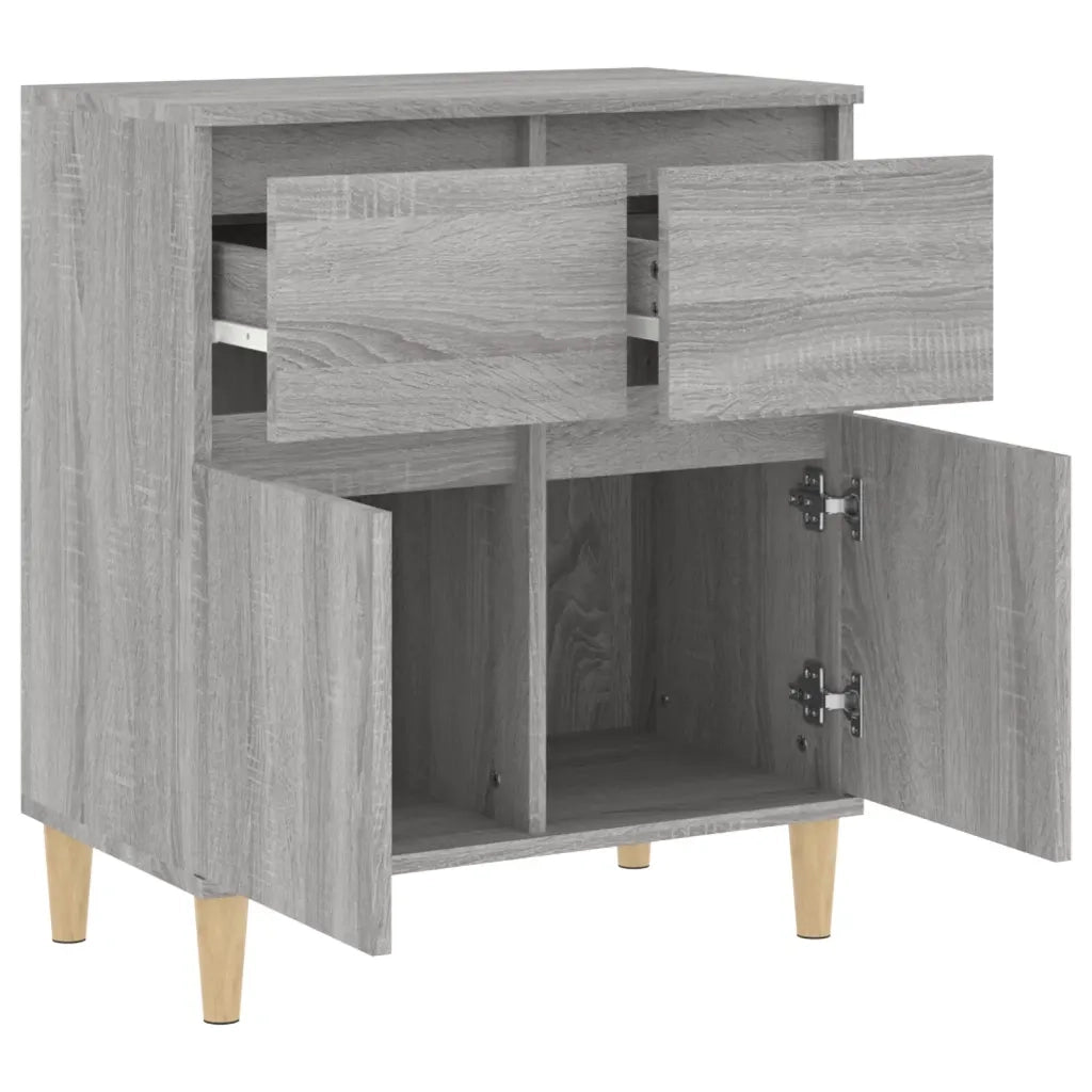 Credenza | Madia | Buffet da pranzo | Armadio da pranzo Grigio Sonoma 60x35x70 cm in Legno Multistrato