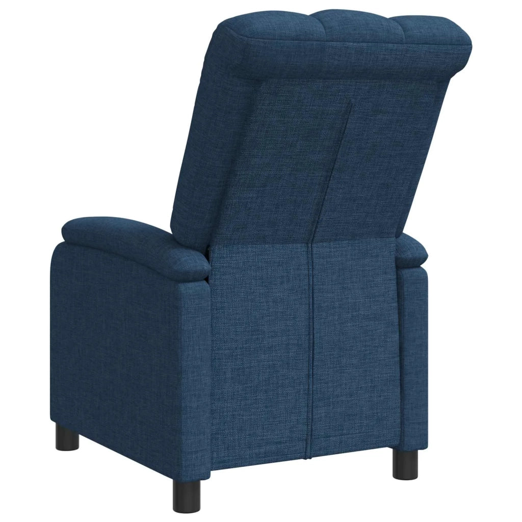 Divano Sedia-Poltrona reclinabile Blu Tessuto 385365