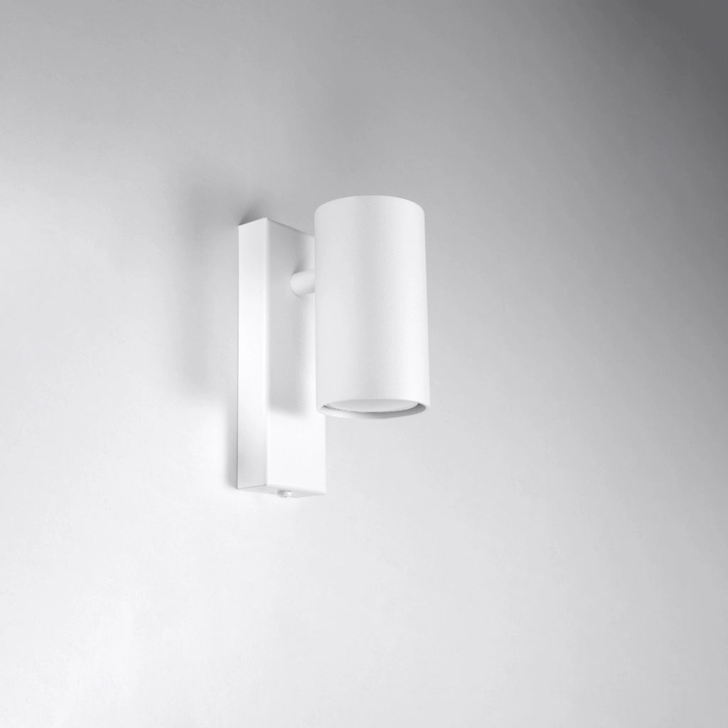 Applique rotonda bianca moderna STAVKO Pure Lume GU10