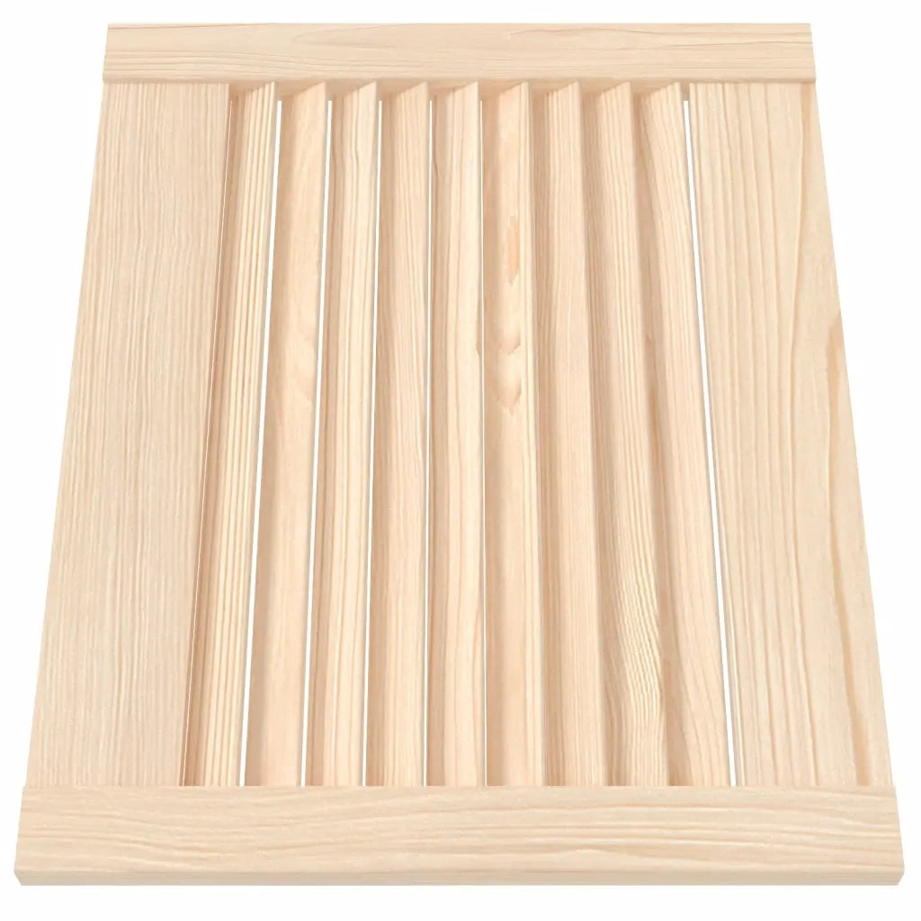 Ante con Design a Lamelle 4 pz 39,5x49,4 cm in Legno di Pino CFW2216449