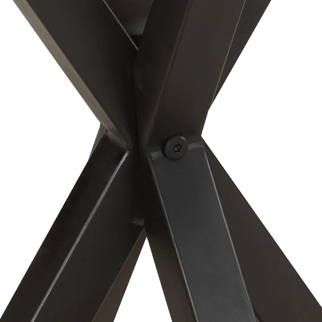 Tavolino | Tavolo laterale di Servizio 48x48x56cm in Legno Massello di Acacia