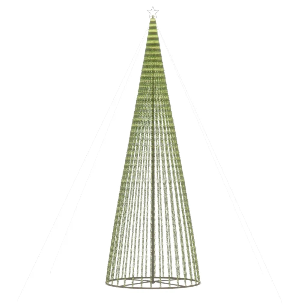 Albero di Natale a LED 1544 LED Bianco Freddo 500 cm 358073