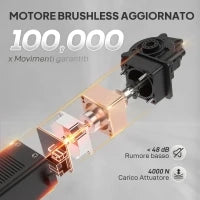 Poltrona Reclinabile con Riscaldamento, 8 Punti Massaggio e 5 Modalità, Tessuto Ciniglia, Grigio Carbone