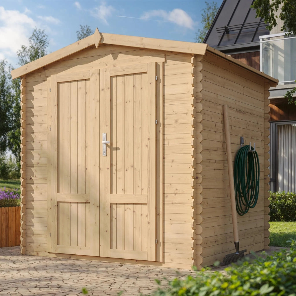 Casetta da Giardino in Legno 3,53 m² TIMBELA M343F1+M343G
