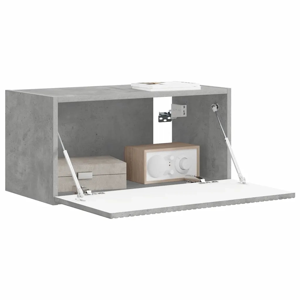 Mobile TV da parete-Mobile TV a Muro-Credenza TV Calcestruzzo 60 x 31 x 29.5 cm 861856