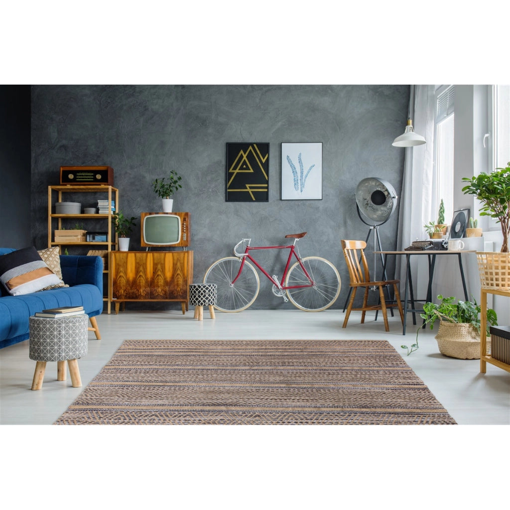Tappeto Sienna 800 in juta e cotone grigio