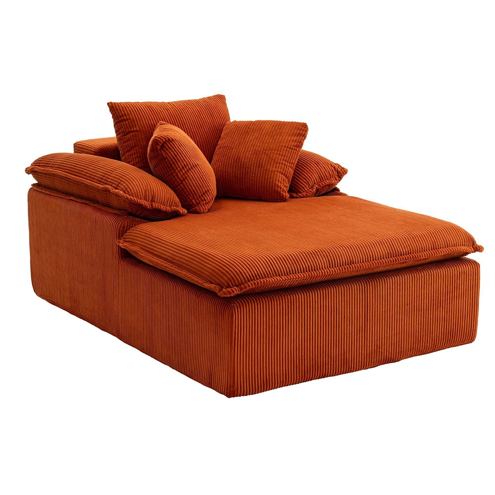 Canap¨¦ inclinable - Xylo - 46 cm - Design senza telaio, braccioli larghi