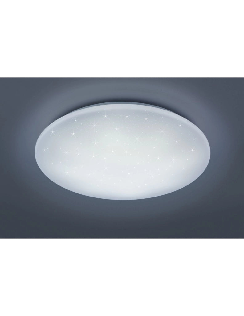 Plafoniera Kato Led Dimmerabile Bianco Effetto Stelle Scintillanti Ø60 cm Trio Lighting