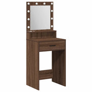 Toeletta | Tavolo da Trucco con cassetto Rovere Marrone 50 x 41 x 135 cm
