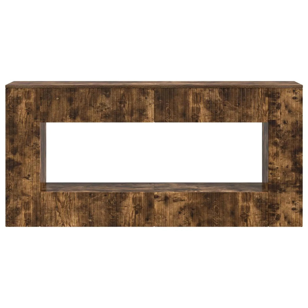 Tavolo consolle Rigato Quercia Affumicata 155 x 29 x 74 cm 899891