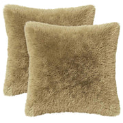Federa 2 pcs HEERLEN Verde chiaro 30 x 30 cm Fleece PV 907579