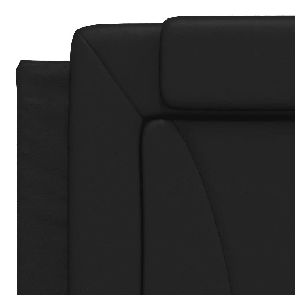 Cuscino Testiera Viana Nero 183 cm in Similpelle 374811