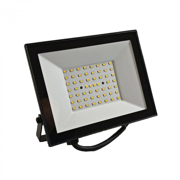 Faretto LED 50W 4000K 4500lm nero IP65 Ecolight per esterni