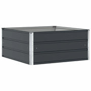 Fioriera | Cassetta per fiori | Vaso Antracite 100 x 100 x 45 cm Acciaio