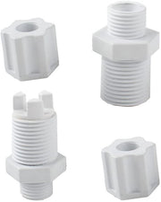 Adattatore - Accessori per piscine - Adatto per Hayward CLX220 2 valvole di ritorno e 2 connettori di ingresso CLX220EA, bianco