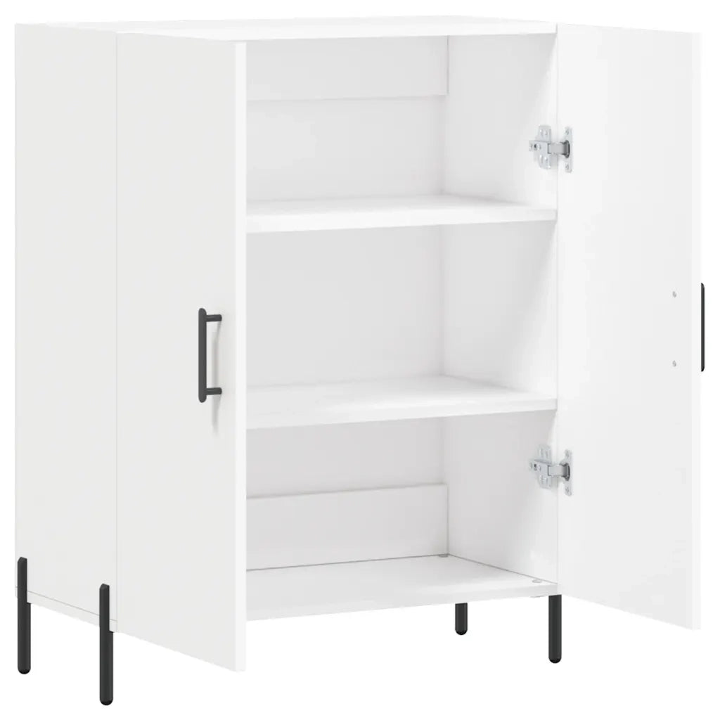 Credenza-Buffet-Armadio da cucina Bianca 69,5x34x90 cm in Legno Multistrato 533810