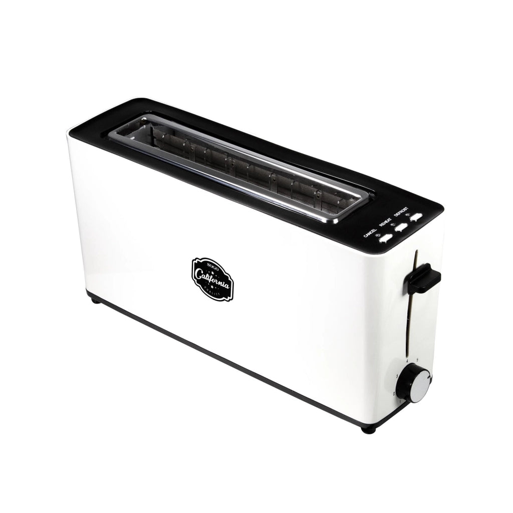 Tostapane per fette lunghe elettrico 900W, slot extra largo per pane in cassetta, 7 livelli doratura regolabili - SOGO
