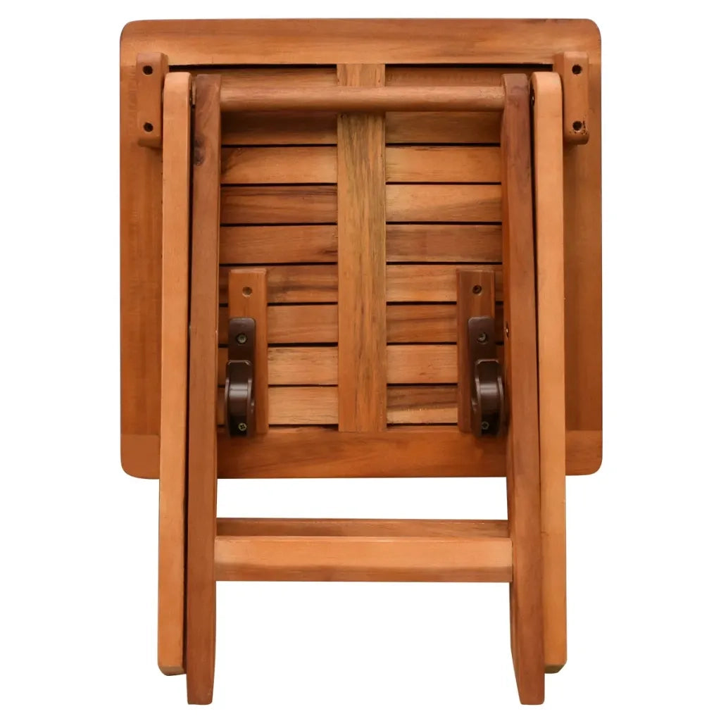 Lettini Prendisole 2 pz con Tavolo in Massello di Acacia 274662