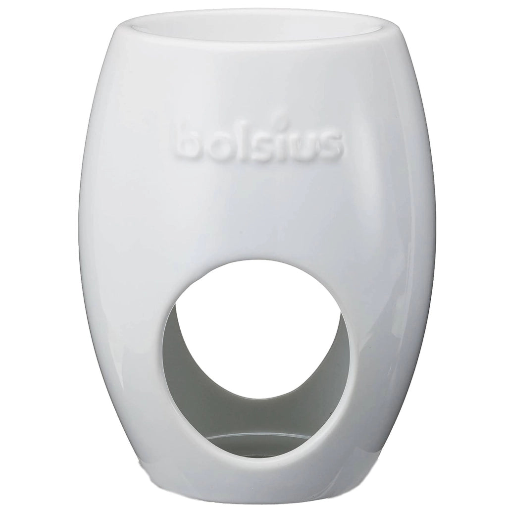 Bruciatore candele bianco Bolsius Ellips