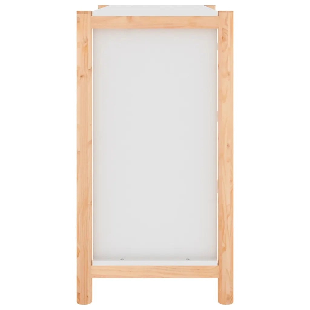 Credenza Bianca 62x38x70 cm in Legno Multistrato cod mxl 27738