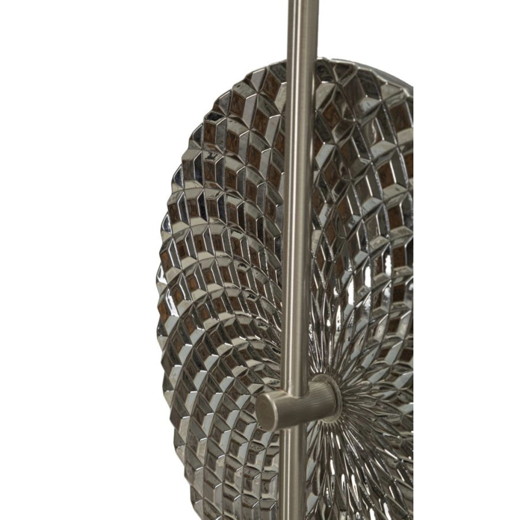 Lampada a Parete VKH66, Argento, Metallo, 28x15x54 cm
