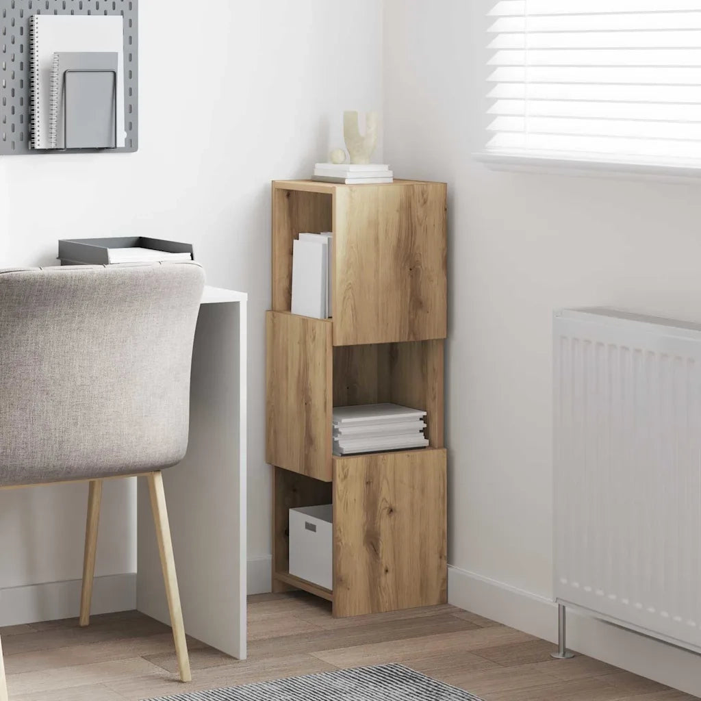 Mobile angolare 30,5x30x95cm Legno multistrato 889836
