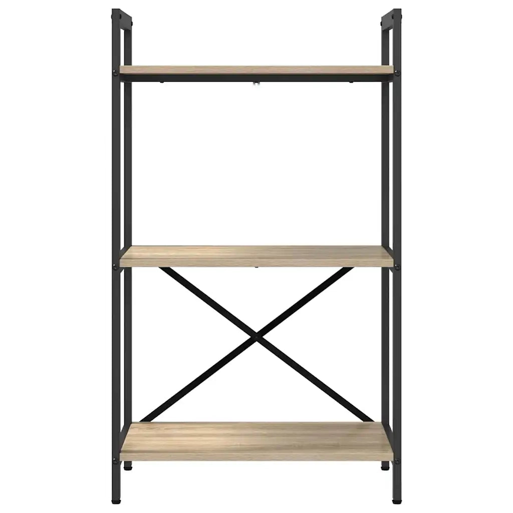 Libreria-Scaffale per Libri-Mobile di Stoccaggio Rovere Sonoma 56 x 34 x 96 cm Legno multistrato