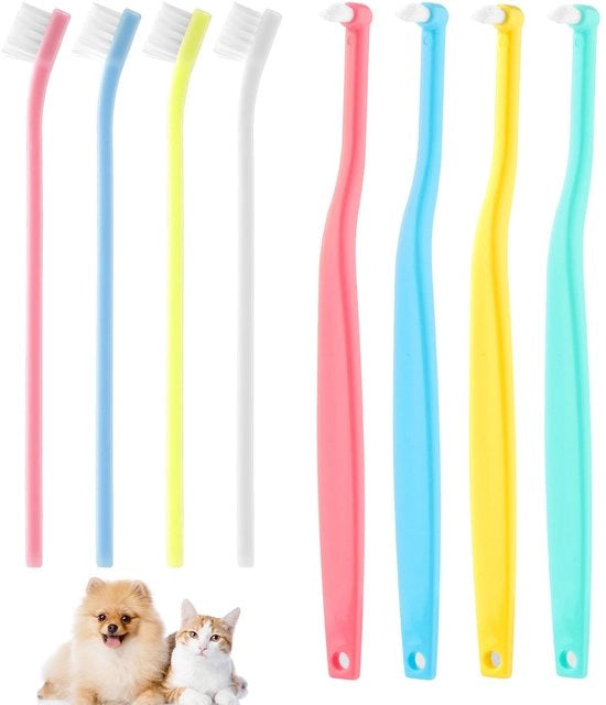 Set di Spazzole per Animali da Compagnia - 8 Pezzi - a Punta/Asciutta