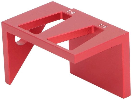 Marcatura angolare in lega di alluminio - Ricerca centrale compatta e portatile - Strumento multifunzionale per la lavorazione del legno - Resistente alla abrasione e all'usura - Disegna linee a 45 gradi - Attrezzo per la lavorazione del legno