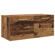 Armadietto a Muro | Mobile a Parete Legno vecchio 80 x 36.5 x 35 cm