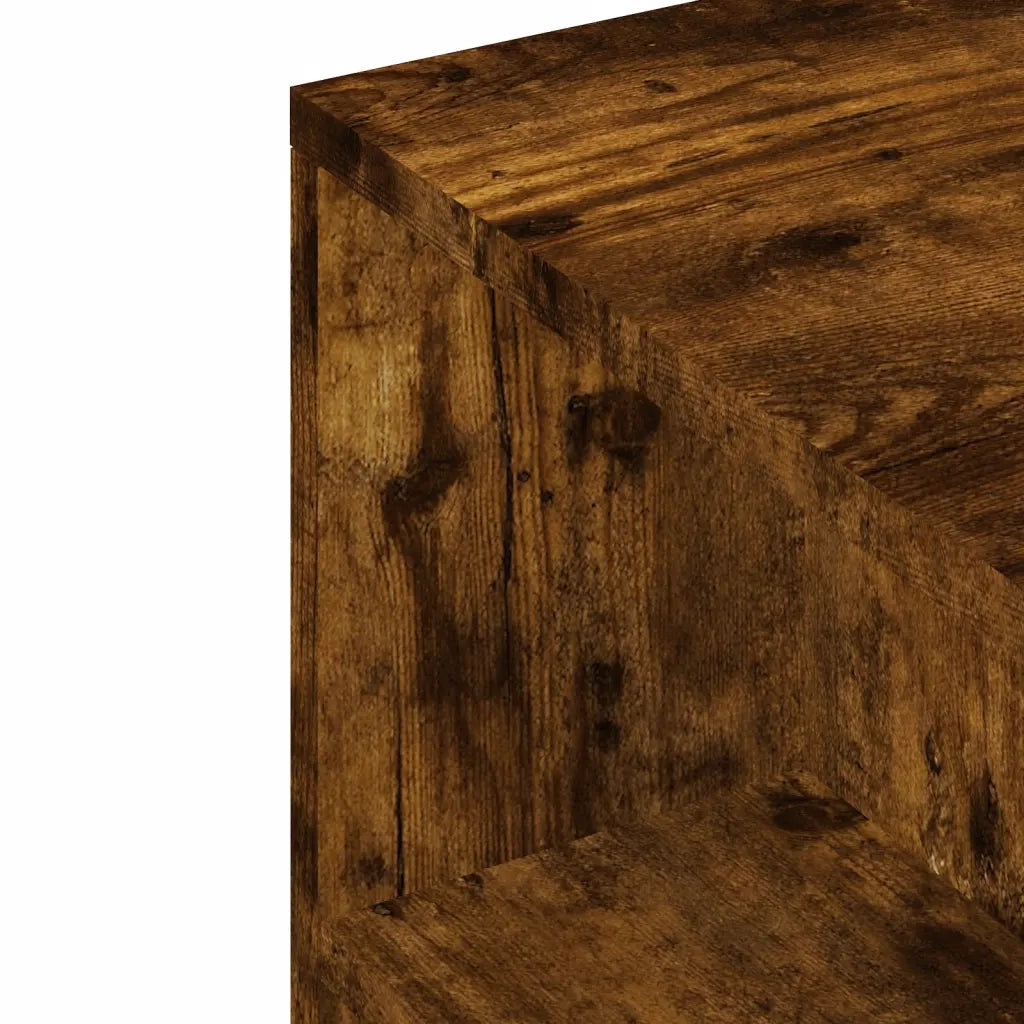 Mobile TV Rovere Fumo 102x34,5x43 cm in Legno Multistrato 833747