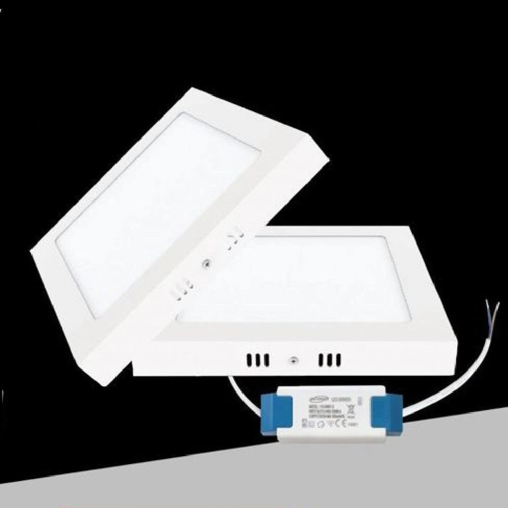 Trade Shop - Plafoniera Pannello Led Quadrato 6 Watt Cct Tre Colorazione Di Luce P120b-q3c -
