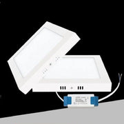 Trade Shop - Plafoniera Pannello Led Quadrato 6 Watt Cct Tre Colorazione Di Luce P120b-q3c -