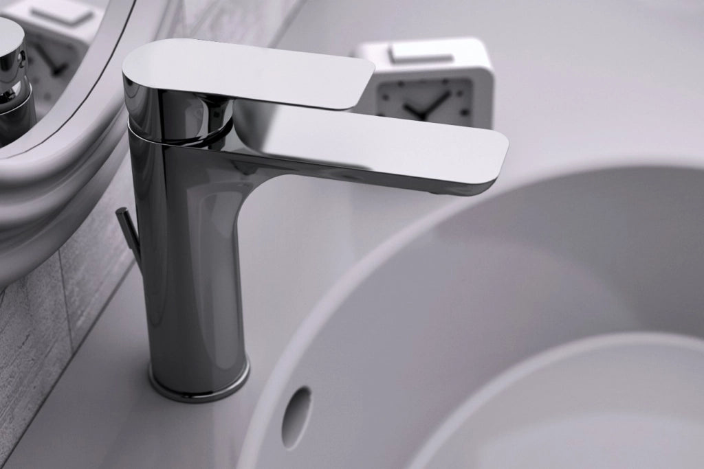 Rubinetto miscelatore per lavabo infinity