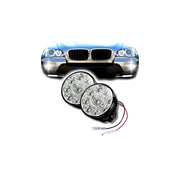 Trade Shop - Faro Faretto Led Smd Auto Coppia Fari Faretti Fendinebbia Suv Luci Diurne 9 Led -