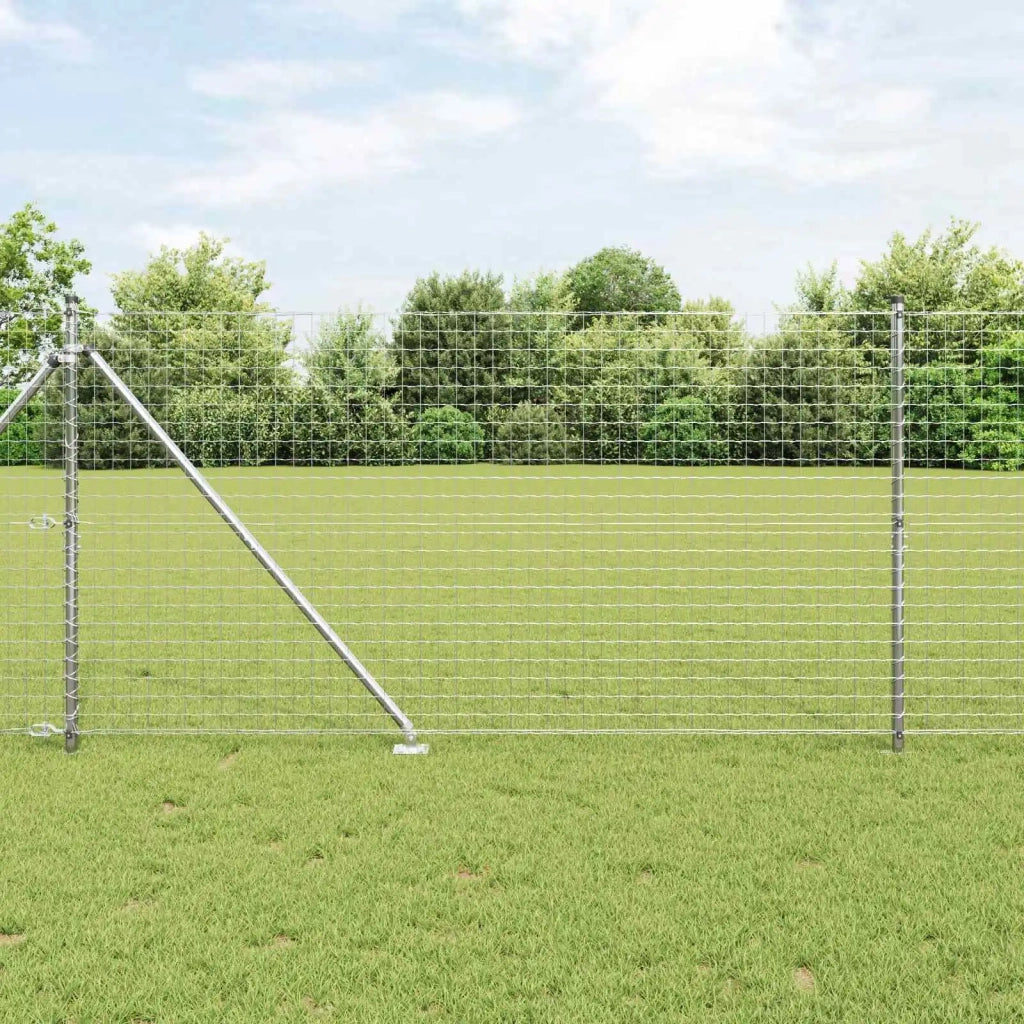 Palo della recinzione 52 pcs Grigio 3,2 x 3,2 x 205 cm 3350212