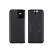 Trade Shop - Power Bank Da 12000 Mah Con Cavi Type-c Lightning Ricarica Rapida Display Digitale Q-cd159 -